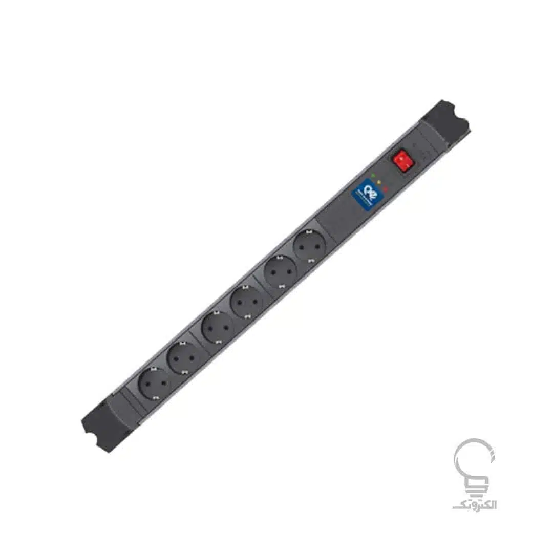 ک مونت محافظ 6 خانه با کابل 1/8 متری پارت (پاور ماژول) کد 5143